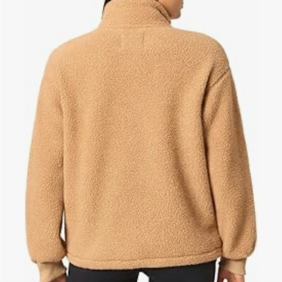 NEW Mondetta Women's Khaki Sherpa Jacket Size Large - Picture 2 of 7